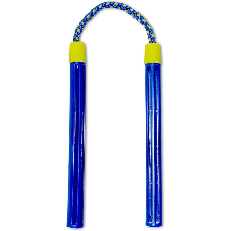 Gyronax Orange Plastic Handle Nunchaku 12-inches and 9-inches